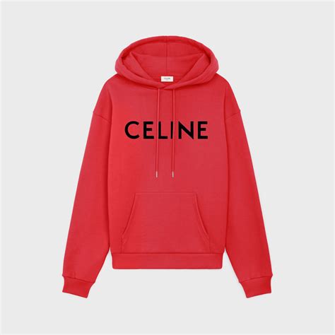 celine soho hoodie|celine oversized hoodie in cotton fleece.